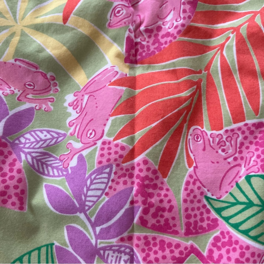 VINTAGE LILLY PULITZER Women’s Frog Print Skirt Size 10 - Picture 5 of 13